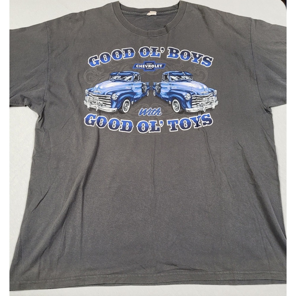 Alstyle Chevrolet "Good Ol' Boys With Good Ol' Toys" Graphic T-shirt Mens 2XL